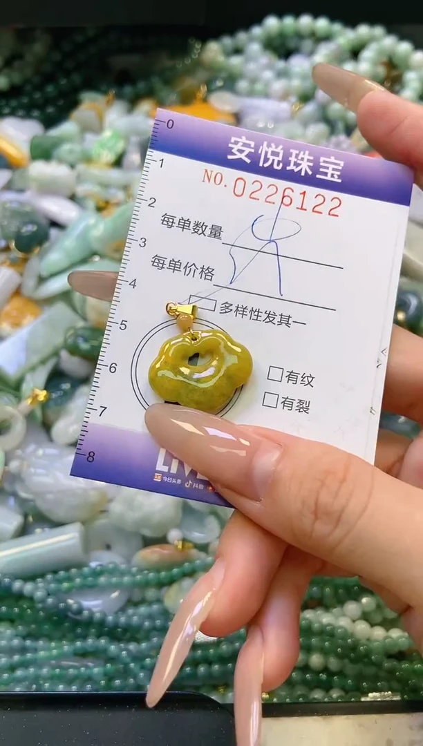 翡翠未镶嵌颈饰闪购0226122多样性发其一
