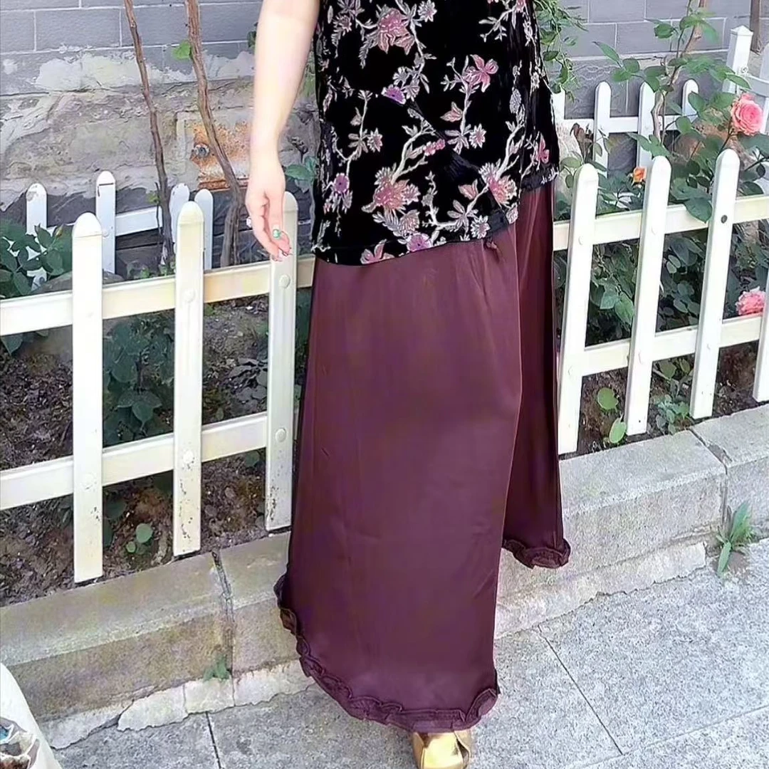 〖猫姐衣橱〗夏季新款时缇花醋酸木耳花边半身裙2898