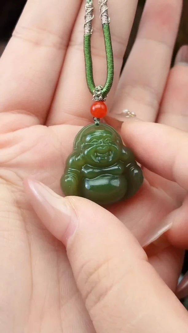 和田玉未镶嵌颈饰拍一发一