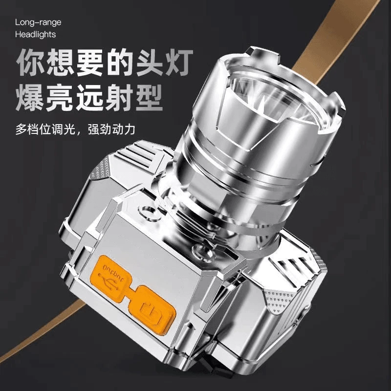 【双旦特惠】LED强光头灯户外头灯钓鱼灯高档头灯头灯钓鱼专用
