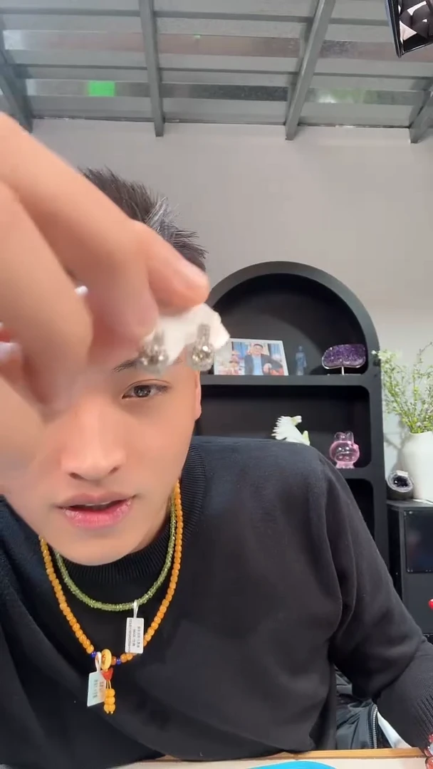 未镶嵌耳饰水晶晶7869 多样性发一件