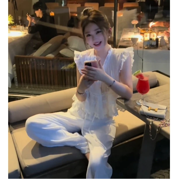 2025夏季新款时尚打底外穿甜美上衣气质显瘦洋气休闲百搭性感辣妹