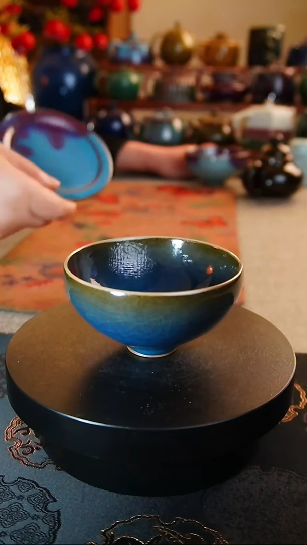 【闪购商品】瓷片557  仿古鸡心杯   钏 