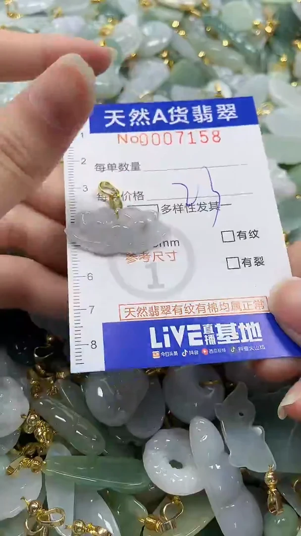 颈饰未镶嵌翡翠纯天然a货翡翠