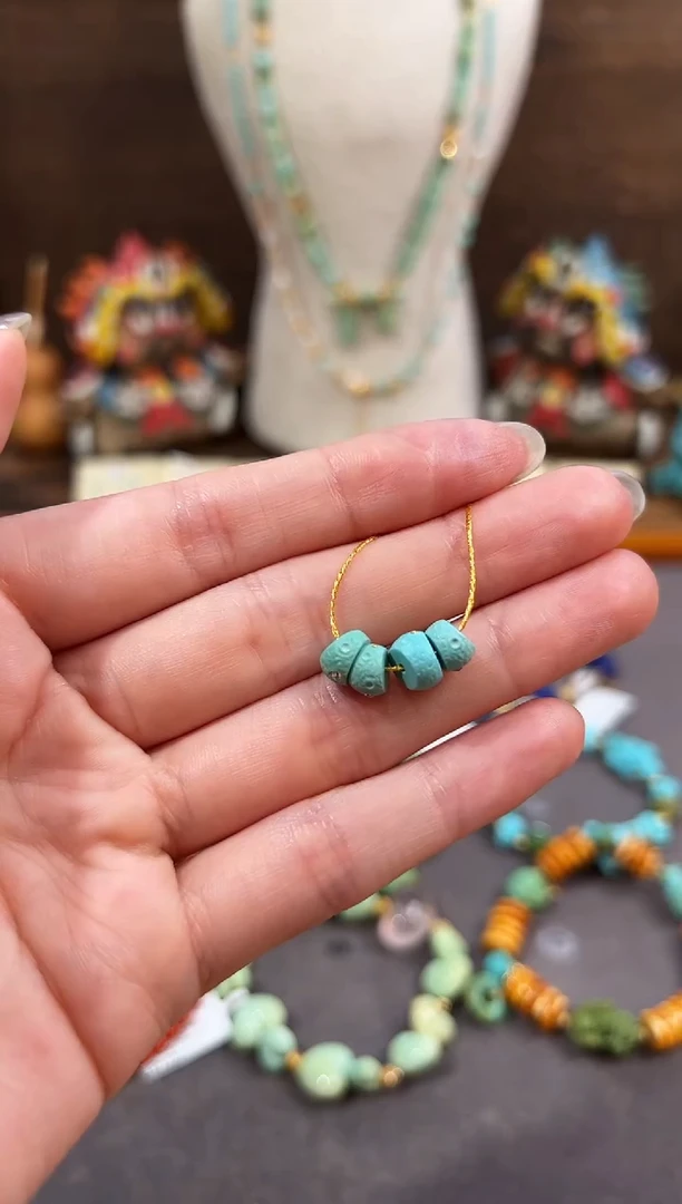 绿松石未镶嵌配饰绿松石配饰