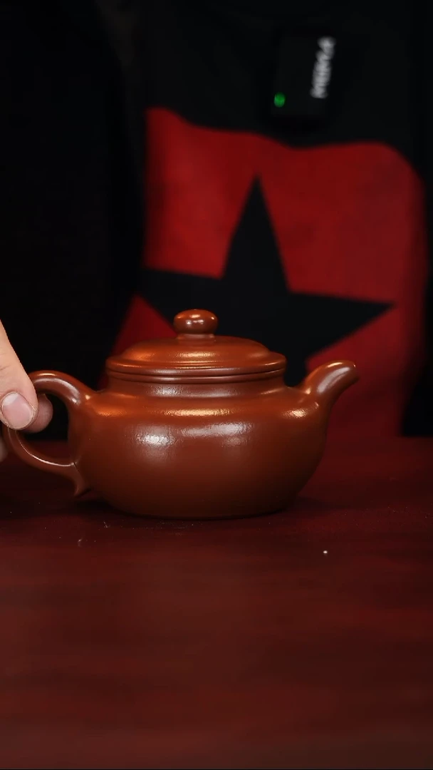 茶壶紫砂何华林--手工--仿古