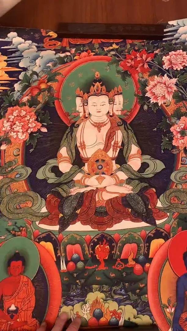 装裱画精美唐卡tk16120