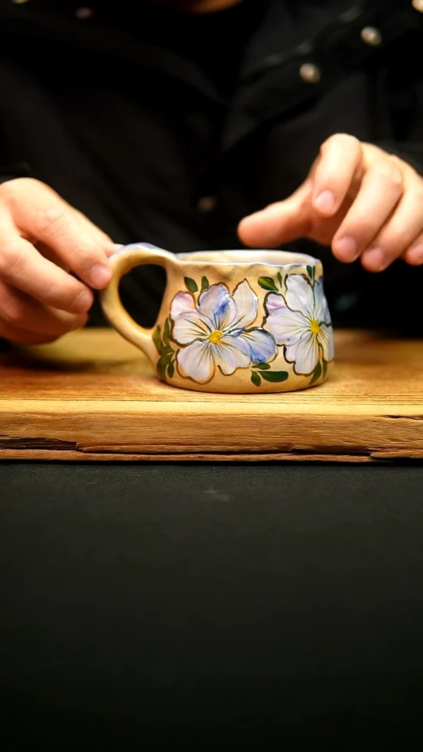 @@陶园瓷舍@@纯手工手绘@高温釉下彩