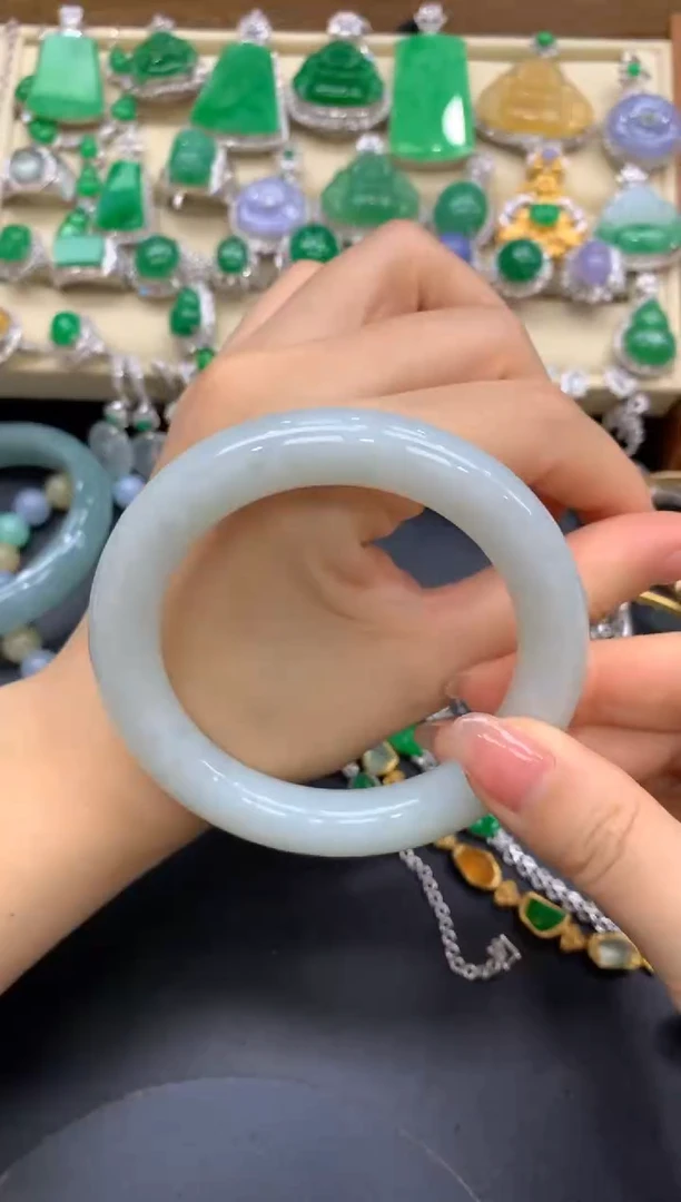 【闪购商品】翡翠手镯未镶嵌34-中国好珍宝