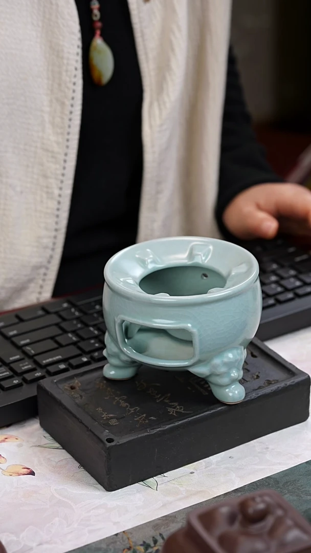 茶壶紫砂温茶器  青瓷