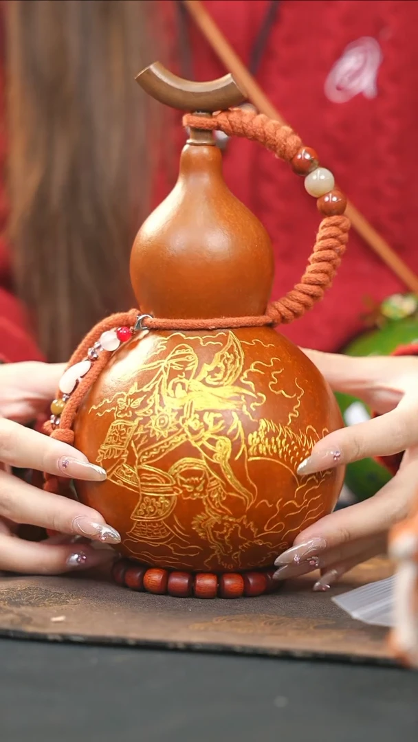 【闪购商品】WB275大漆酒葫芦不包手串及旋转底座