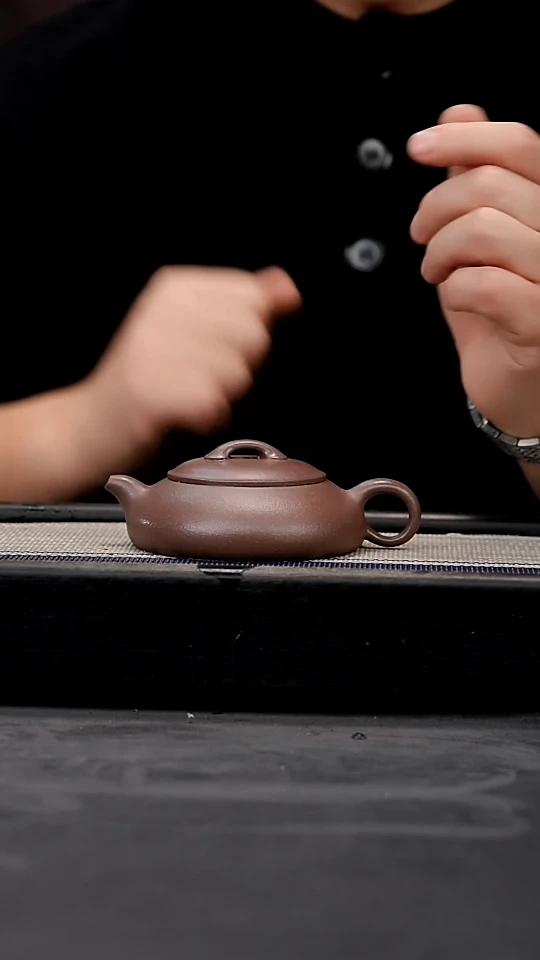 【闪购商品】紫砂茶壶天青玉璧无尘