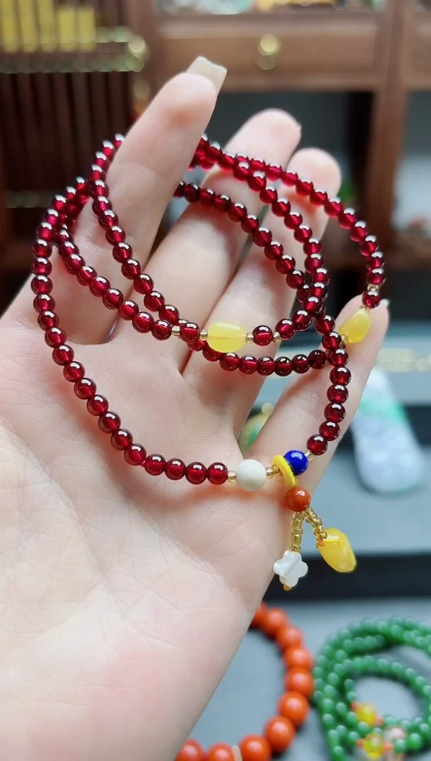 石榴石长串未镶嵌石榴石长串DN