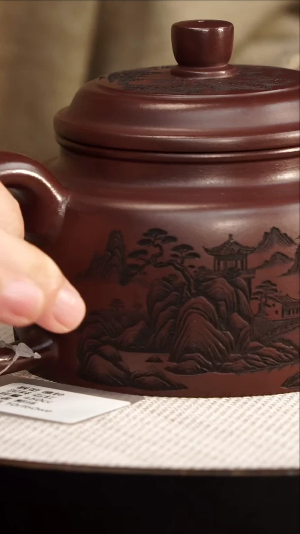 茶壶紫砂亭台山水德钟郭伟