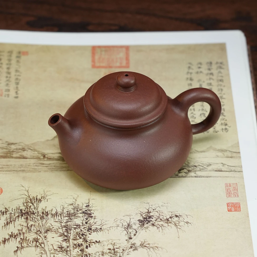 容天 底槽青 约200cc 黄金容量家用中式手制紫砂壶