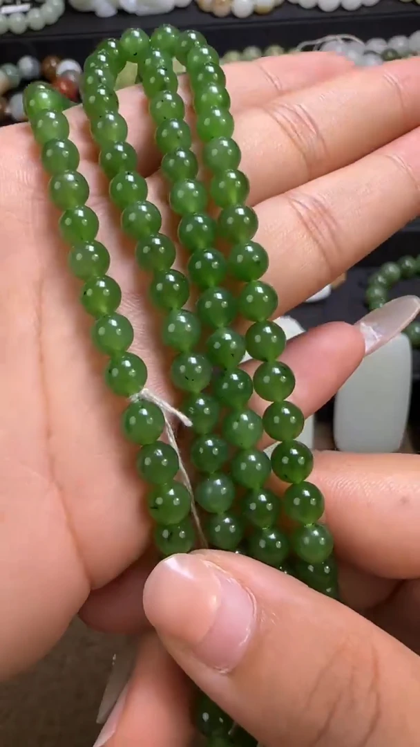 未镶嵌手链和田玉珠链