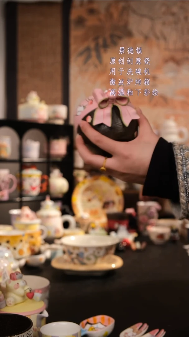 摆件陶旺的可以陶瓷设计师款