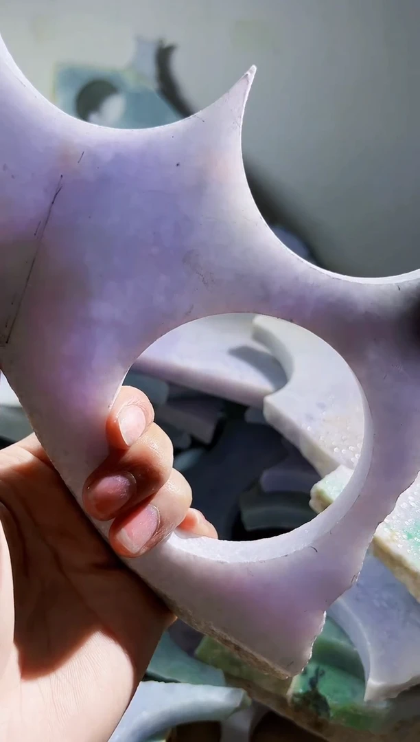 翡翠裸石缅甸翡翠A货陈332