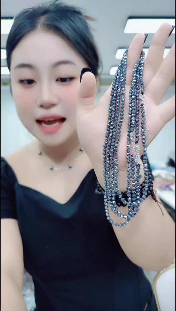 玛瑙/玉髓颈饰合金2958刻面项链