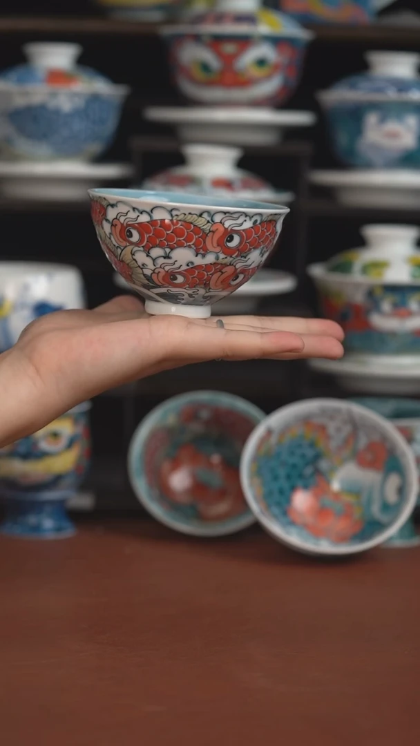老师作品九鱼鸡心杯  （宠粉福利 ）