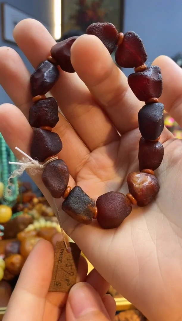 未镶嵌琥珀手串手串