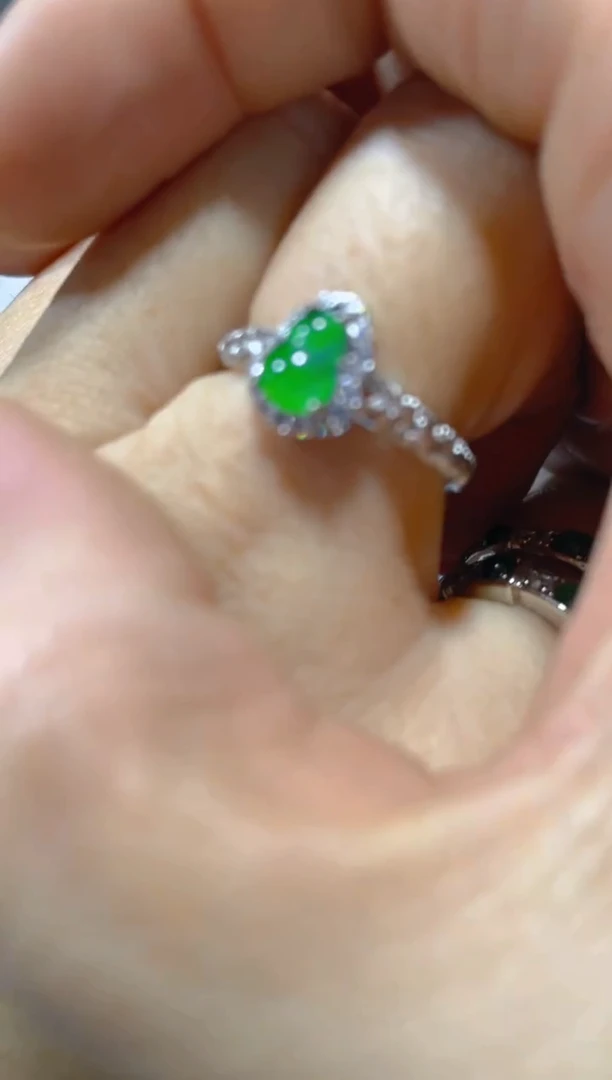 【闪购商品】翡翠戒指未镶嵌天然A货翡翠（多样性发货拍一件发件）