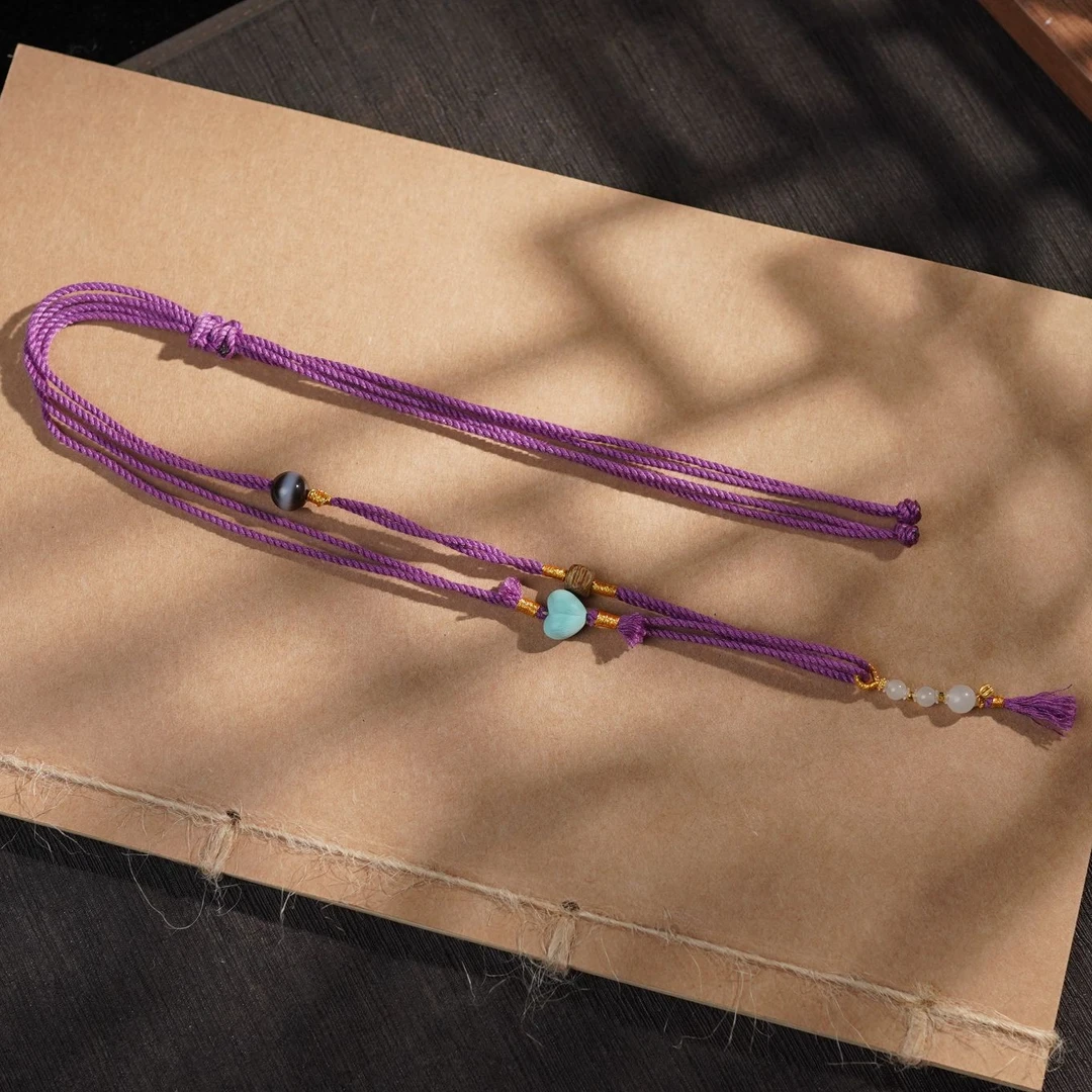 【淮莲】和田玉*项链*18k金镶嵌