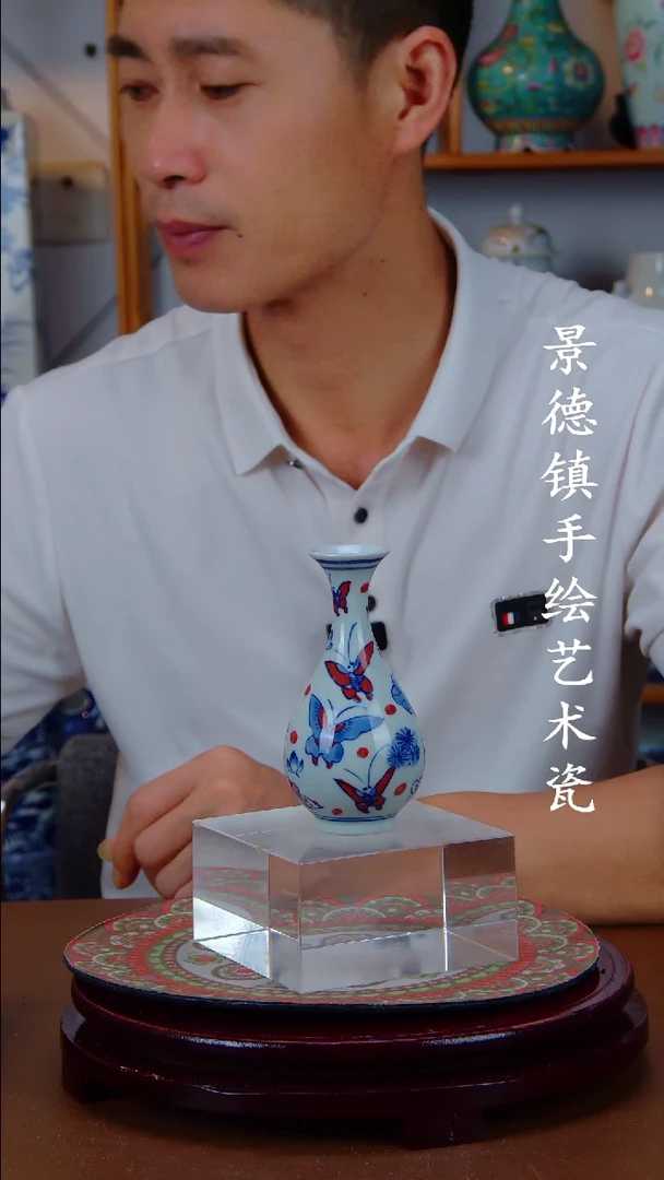 现代景德镇手工手绘陶瓷摆件6