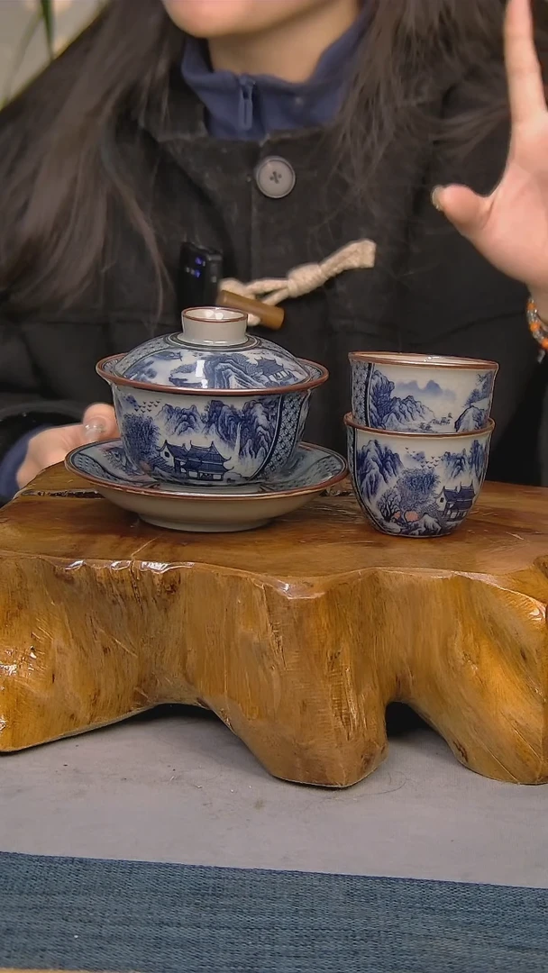 【闪购商品】3件套陶瓷茶具家用简装系列