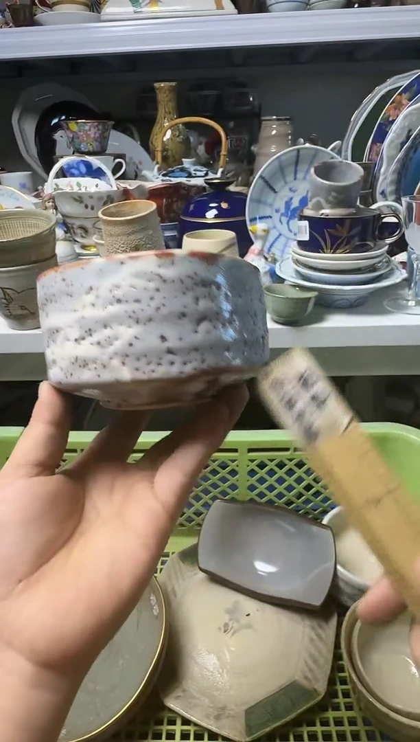 中古瓷器，默认微瑕-好看，漂亮的粗陶