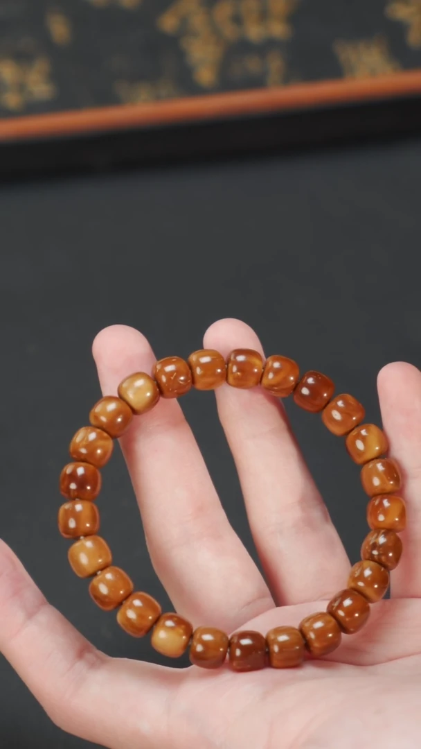 紫金鼠手串实心库克老型9