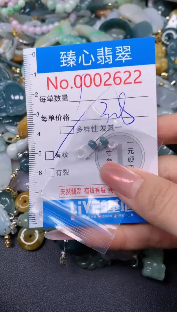 【闪购商品】翡翠颈饰未镶嵌含绳0002622