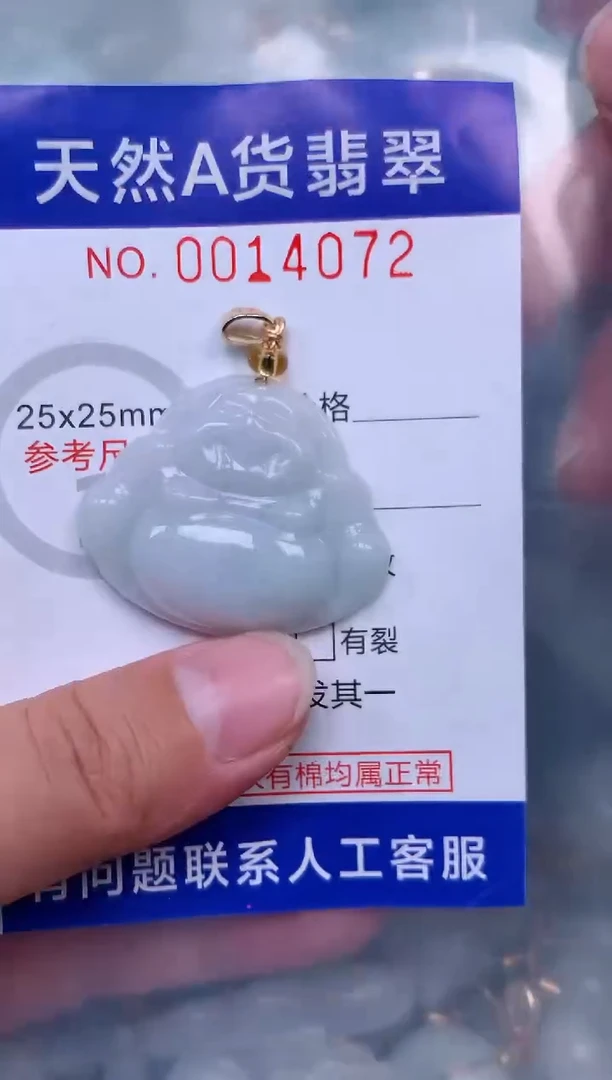 吊坠(赠链)未镶嵌翡翠1