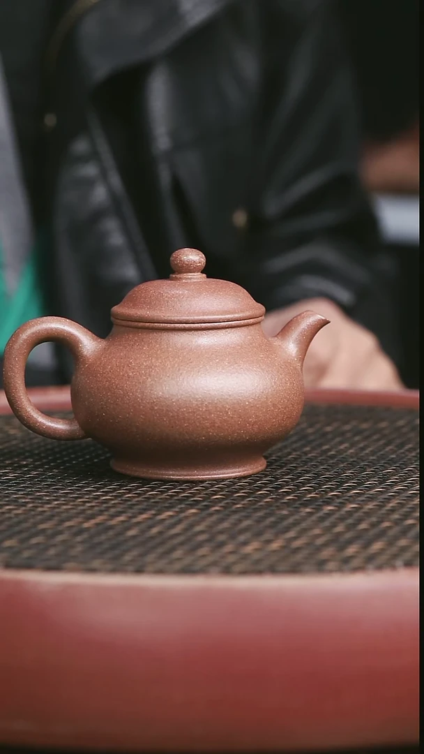 茶壶紫砂16号桃花泥潘壶170CC