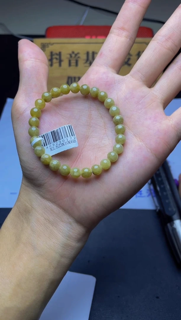 未镶嵌手链翡翠珠串