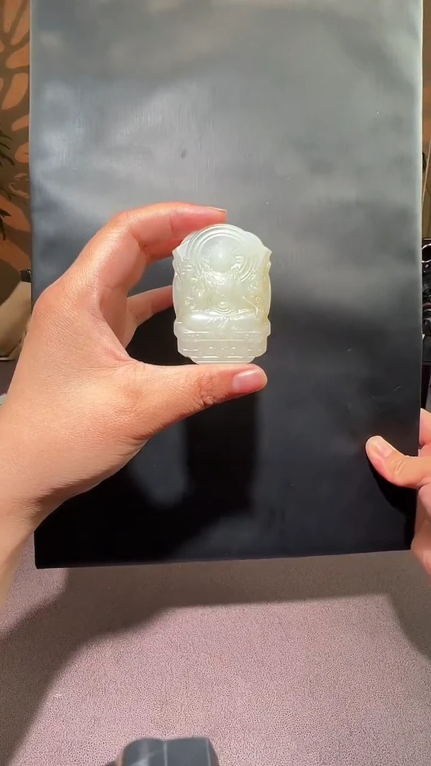 和田玉未镶嵌挂件003和田玉挂件多样性发其一