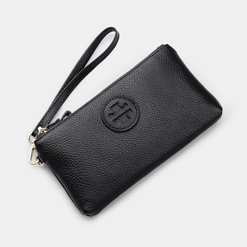 大蚁象头层牛皮简约韩式手抓包简约风钱包放手机夏季妈妈包长款