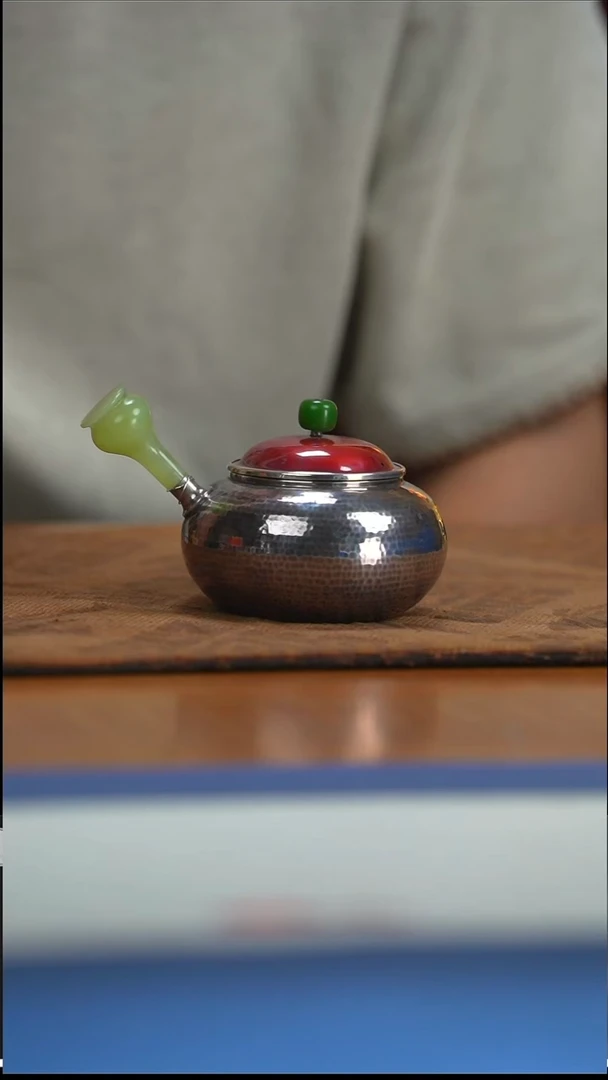 古悦悦翠泡茶壶
