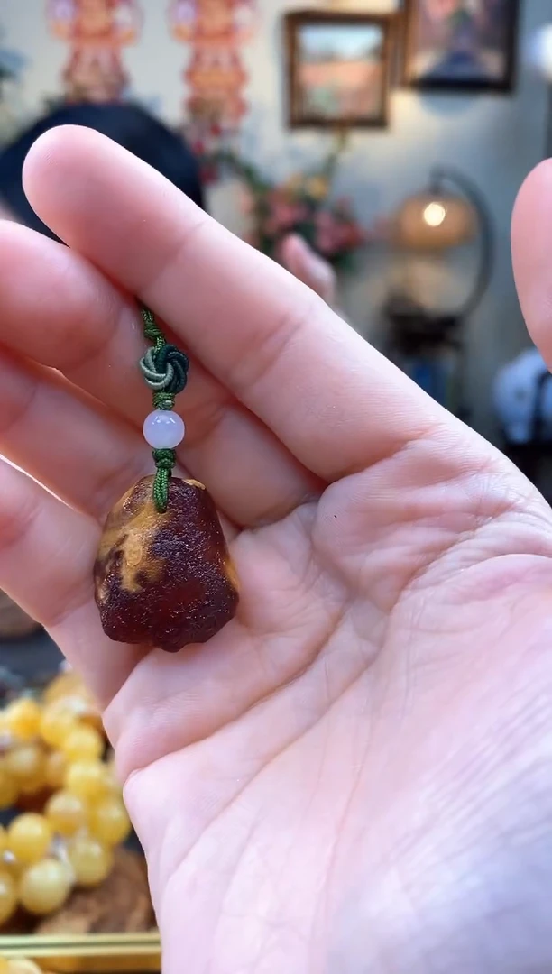 【闪购商品】未镶嵌琥珀颈饰吊坠