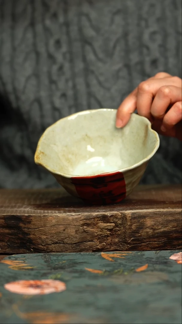 【闪购商品】杯釉下彩手工手绘同款陶器