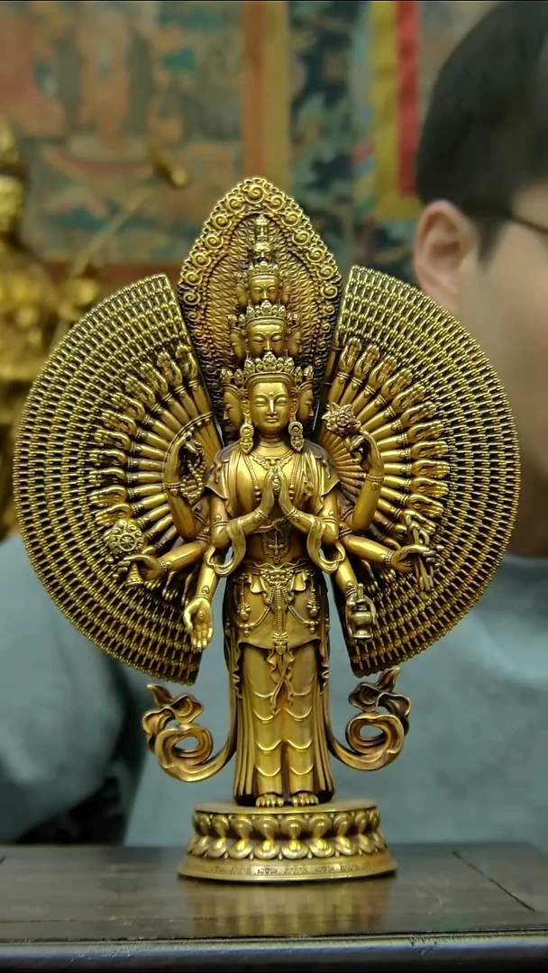 美**生铜像造像收藏铜像造像收藏千手