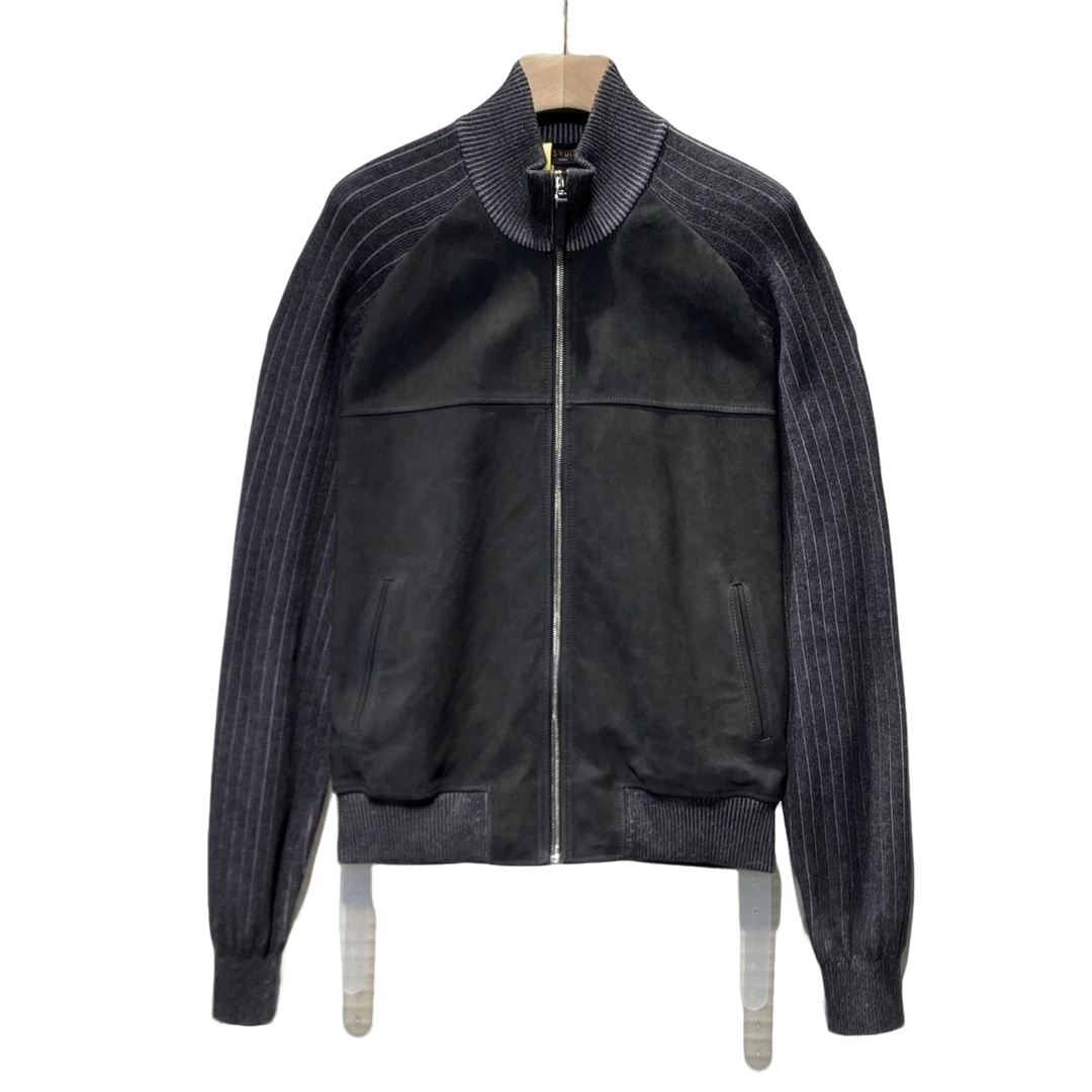95新 LouisVuitton/路易威登 时尚 条纹拼接 外套/XL码/XG-Y26528