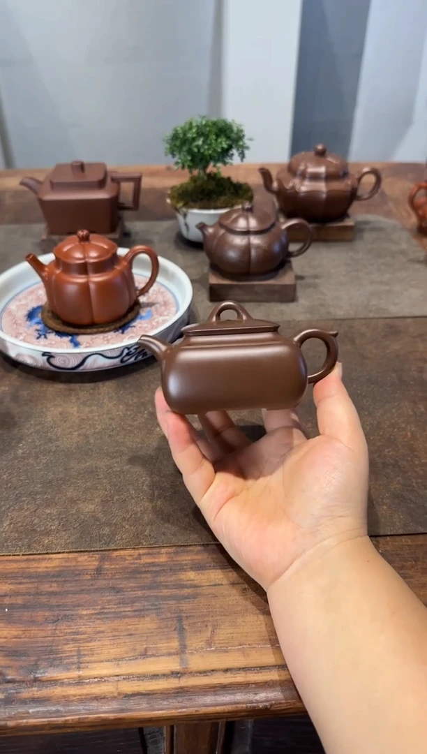茶壶紫砂踏****桥长四方紫砂壶
