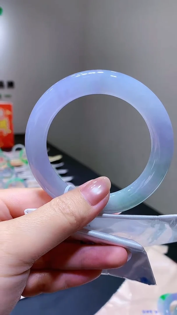 未镶嵌手镯翡翠-k301  天然缅甸A货翡翠60.8圆条