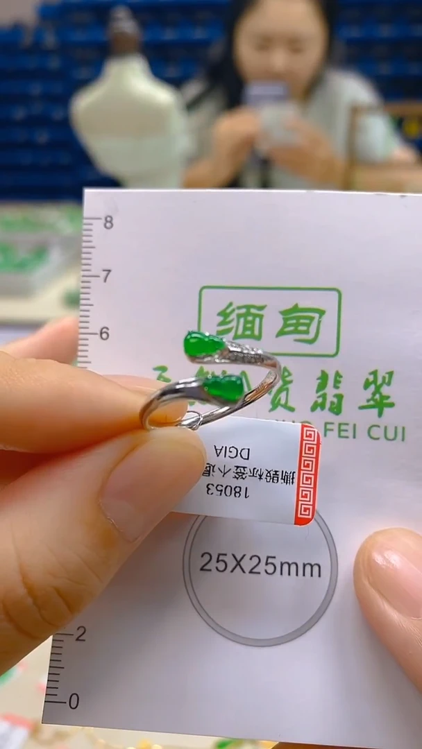 颈饰18K金镶嵌翡翠新号开播 全场乱卖