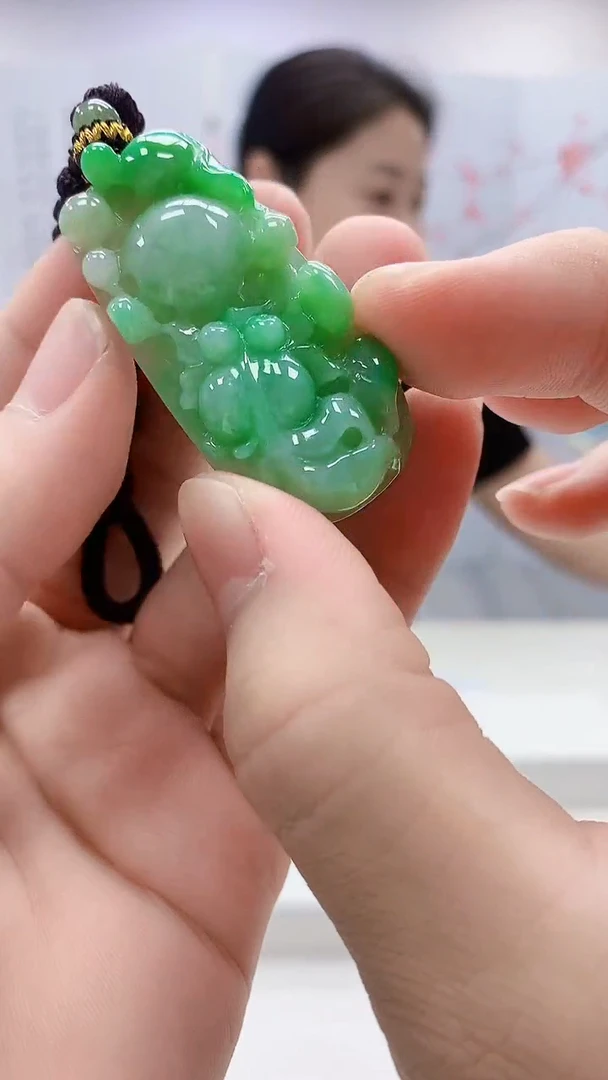 定制翡翠未镶嵌4902bb-毛货挂件16