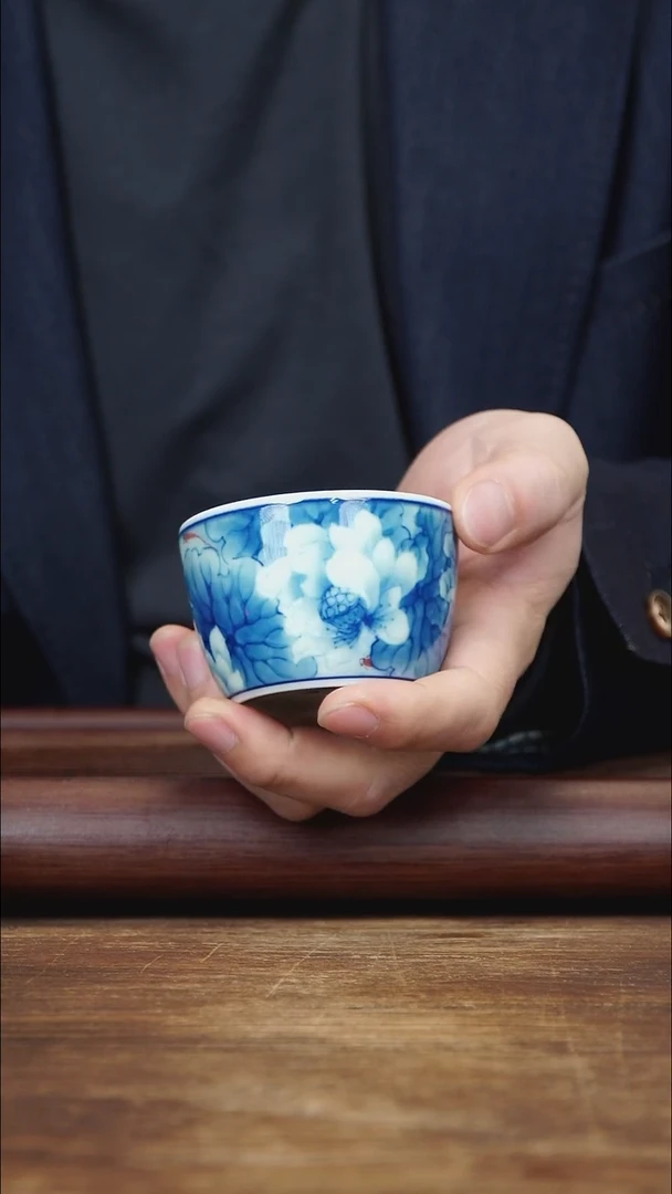 茶壶紫砂110ml 手绘主人杯