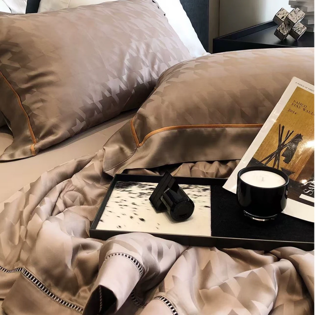 夏日新品！【凯文】80S奥地利进口兰精天丝三件套  轻奢简约高级感