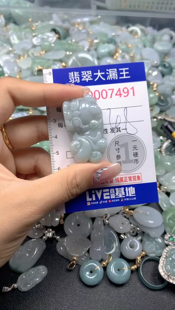 颈饰未镶嵌翡翠7491