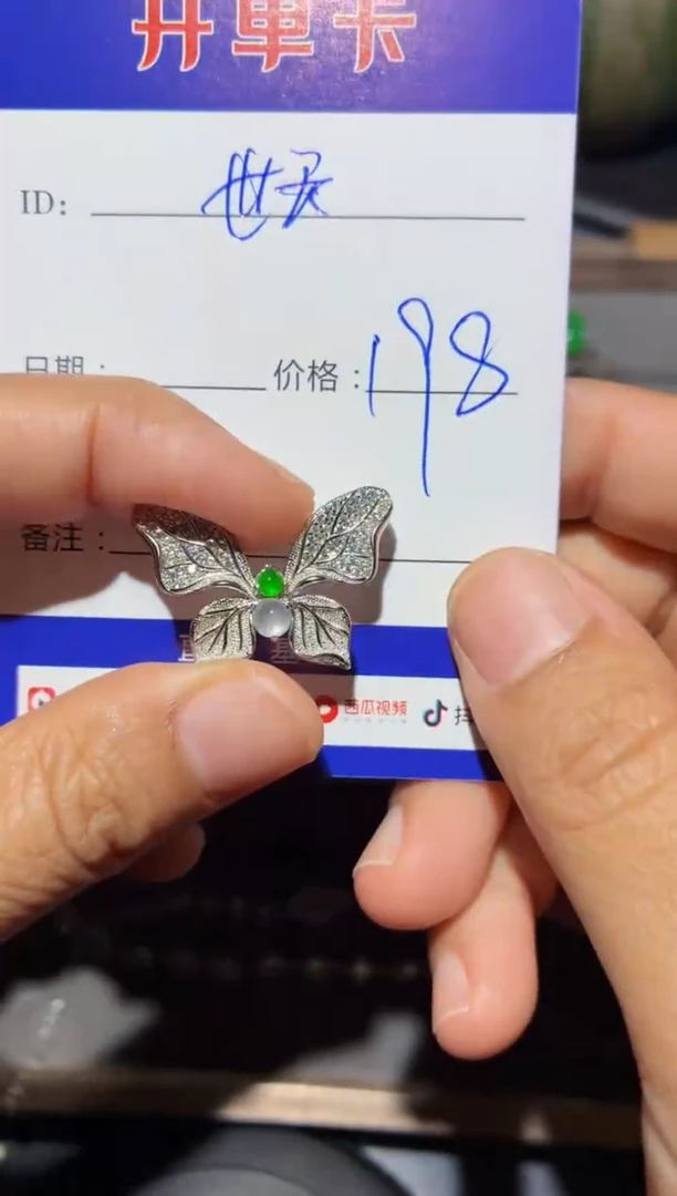 颈饰银S925镶嵌翡翠江**玉 江南世玉
